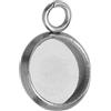 40 PCS Craft Supplies Stainless Steel Pendant Trays Charms Per Collane