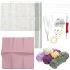 1 set kit uncinetto set bouquet di tulipani all'uncinetto fiori all'uncinetto