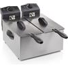 TRISTAR Friggitrice doppia elettrica 2x3 Lt 3600 watt acciaio Tristar FR-6937