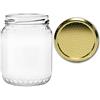 VASO VASETTO BARATTOLO PER MIELE ALVEOLO 390 ML 20 PEZZI+ CAPSULE
