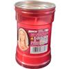 Cereria Di Giorgio 5 Cero lumino di cera votivo da esterno h10 cm rosso con figura della madonna