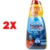 Finish 2 X Finish Gel Per Lavastoviglie Power Regular 90 Lavaggi (600 Ml X 3 Pezzi)