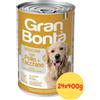 Monge Gran Bontà Cane Adult Bocconi con Pollo e Tacchino - 24x400g Umido x cani