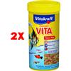 Vitakraft 2 X Vitakraft Vita Flake-mix Mangime Per Pesci Tropicali Barattolo 250 Ml