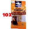 Vitakraft 10 X Vitakraft Chews Long Lasting Osso Masticabile Per Cane Mini 8cm 2 Pezzi