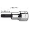 USAG 233 1/2'' NTX - Chiave a bussola per viti con impronta TORX T25x24 mm
