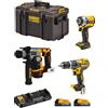 DeWALT Kit DWK306PS (DCH172 + DCF921 + DCD796 + 2 x 1,7 Ah + DCB132 + DS400)