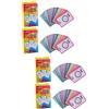 2 pezzi che raccontano Time Flash Cards Educational Board Game Game Game Toy