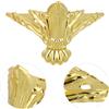 20pcs Gambe cassa in legno con viti per armadi scatola regalo custodie gioielli