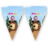 BeenSmile FESTONE bandierine Masha e Orso - 3mt - in carta