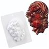 MARTELLATO Stampo in plastica per maschera in cioccolato - carnevale veneziana 125x175x40mm