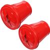 2 Pcs Mini Bidone Spazzatura Da Scrivania Bidoncino Piccolo Secchio Di Latta