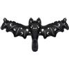 PartyDeco PALLONCINO in foil Mylar sagoma Pipistrello Nero 40,5x13cm - Halloween