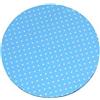MODECOR Piatto SottoTorta rigido TONDO - CAKE BOARD Celeste Pois Bianco Ø40cm