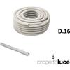 ELETTROCANALI O GENERICO GUAINA FLESSIBILE SPIRALATA 16mm 30 METRI GRIGIA; CORRUGATO PER CAVI ELETTRICI