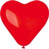 SEMPERTEX 100 Palloncini a forma di CUORE ROSSO - palloni cuoricini 16cm/6"