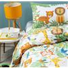 Caleffi Tropical Completo Copripiumino, Cotone, Unica, Singolo,