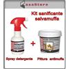 saratoga Kit risanante antimuffa Saratoga Z10 spray 500ml+Pittura anticondensa Z12 750ml