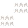 6 Pcs Decori Natalizi Addobbi Pendant Di Angelo Ciondoli Per Alberi Natale