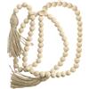 LIOOBO Farmhouse Beads Ghirlanda Di Perline Legno Ghirlande Esterno Arredamento