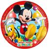 DECORATA PARTY 8 Piatti TOPOLINO Ø23cm - addobbo decoro tavolo torta - festa per bambini