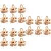 6 Pcs Mini Canestro Cestino Matrimonio Cesto Di Fiori Intrecciati
