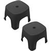 2 Pcs Sgabello Da Doccia Per Vater Poggiapiedi WC Sgabelli Bagno