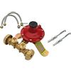 MONDIAL MINI CENTRALINA MONDIAL PER 2 BOMBOLE 4KG 7KG 10KG + 2 FLESSIBILI 50CM GAS GPL