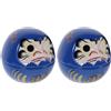 2pcs chic ceramic bambola daruma creativo fortune bambola daruma luck daruma