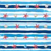 Givi Italia 16 TOVAGLIOLI in carta SEA STRIPES - fantasia mare acqua - decoro tavola 33x33cm