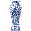 Vaso in ceramica antico Portafiori in ceramica in stile cinese Vaso floreale
