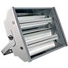BEGHELLI PROIETTORE ACCIAIO BASSO CONSUMO NEON 2X36 WATT INTERNO ILLUMINAZIONE