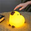 Luce Notturna Di Capibara per Bambini, Lampada Touch 3 Livelli Di Luminosità, Si