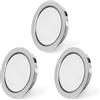 3X G4 LED - Faretto per Mobili 230 V Downlight LED Pannello Extra Piatto Rotondo