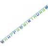 DECORATA PARTY Festone Compleanno CARS ICE Racers 2,1mt - addobbo decoro tavolo torta - festa p
