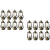 8pcs Mini Casa Kerosene Lampade Miniature Lantern Modelli Retro Photo Pops