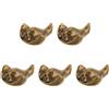 Figurina per animali in ottone carino Mini Devil Fish Design adatto per