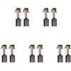 CarbonBr 5 set di - 2 spazzole di carbone - Mini smerigliatrice cinese 5 X 8 X 14