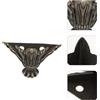 20pcs Gambe cassa in legno con viti per armadi scatola regalo custodie gioielli