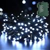 Does not apply Luci Natale Esterno, 20M 200 LED Bianco Freddo Catena Luminosa a Batteria Luci