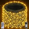 Does not apply Luci Natale Esterno, 80M 800LED Luci Albero Di Natale Impermeabile IP44, 8 Modal