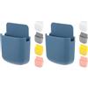 5 Pcs Porta Telecomandi Da Muro Supporto Per Telecomando Parete Cestino Sospeso