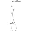 JACUZZI COLONNA DOCCIA GLINT QUADRO CON MISCELATORE TERMOSTATICO - ITA