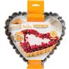 DECORA Teglia Design Tart Crostata Cuore stampo con fondo mobile per torte e dolci 25cm