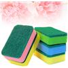 5 Pcs Spugnette Pulizia Abrasive Per Piatti Lavapavimenti Da Cucina