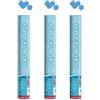 BIG PARTY 3 x Cannone Tubo Sparacoriandoli CELESTE 40CM