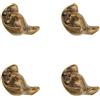 Figurina per animali in ottone carino Mini Devil Fish Design adatto per