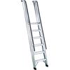 svelt SCALA ALLUMINIO PER ACCESSO A SOPPALCHI O PIANI RIALZATI (h. SBARCO m 1,53) 6 GR