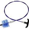 VIGOR KIT SPAZZACAMINO D.80mm PER PULIZIA TUBI STUFA A PELLET ASTA FLESSIBILE 200cm