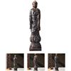 Statue di Buddha in legno Buddha figurina Buddha Statue Scultura Tempio Ornament